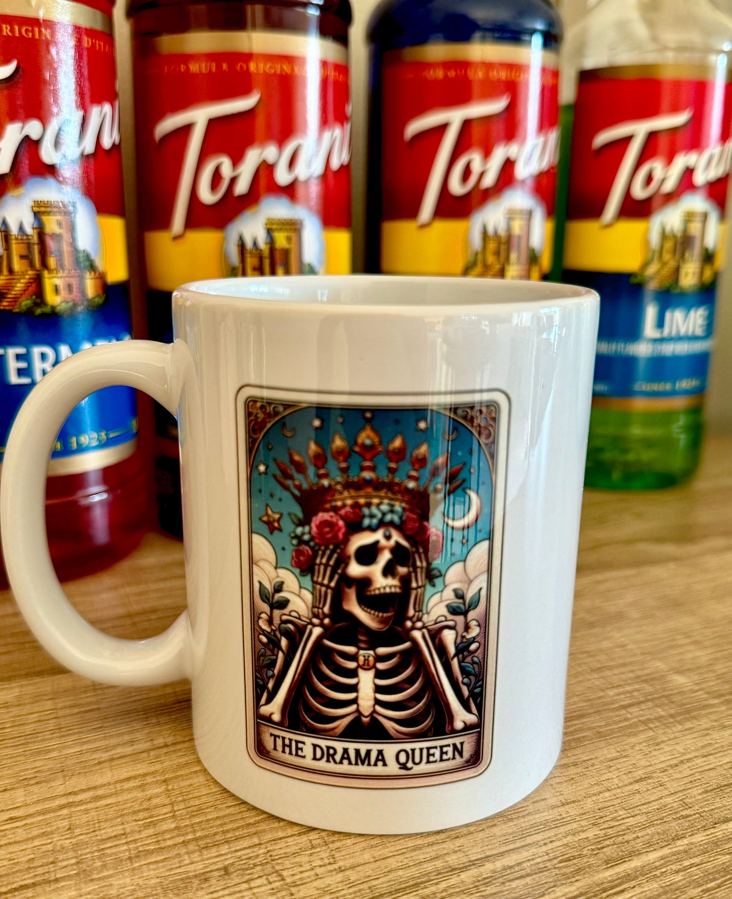 Skull tarot mug