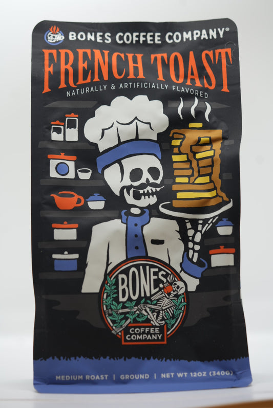 French Toast Flavored Medium Roast Ground Coffee by Bones Coffee