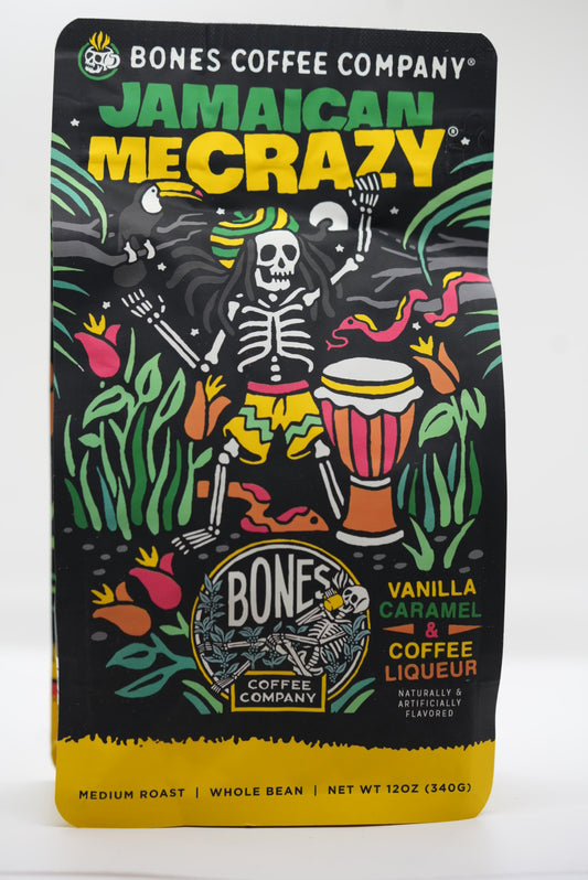 Jamaican Me Crazy Medium Roast Ground Coffee by Bones Coffee