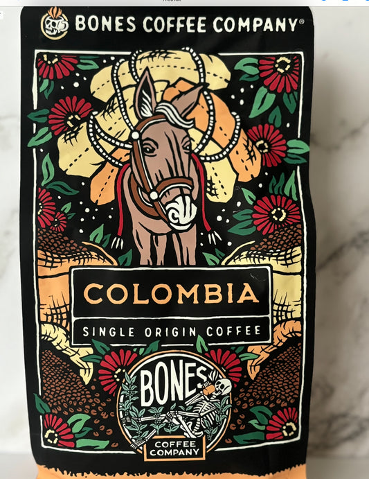 Columbia Single Origin Vanilla Almond Ground Coffee by Bones Coffee