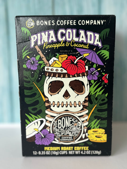 Piña Colada Flavored K Cups by Bones Coffee