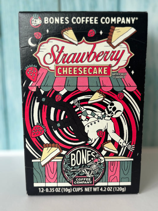 Strawberry Cheesecake K Cups by Bones Coffee