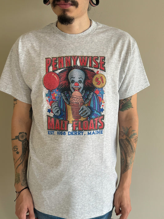 Pennywise Malt Floats Vintage Style Graphic T-shirt NEW