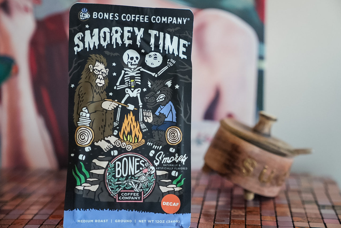 Smorey Time Decaf S’mores Flavored Ground Coffee